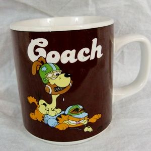 Garfield Coach Coffee Mug Football Odie Jim Davis
